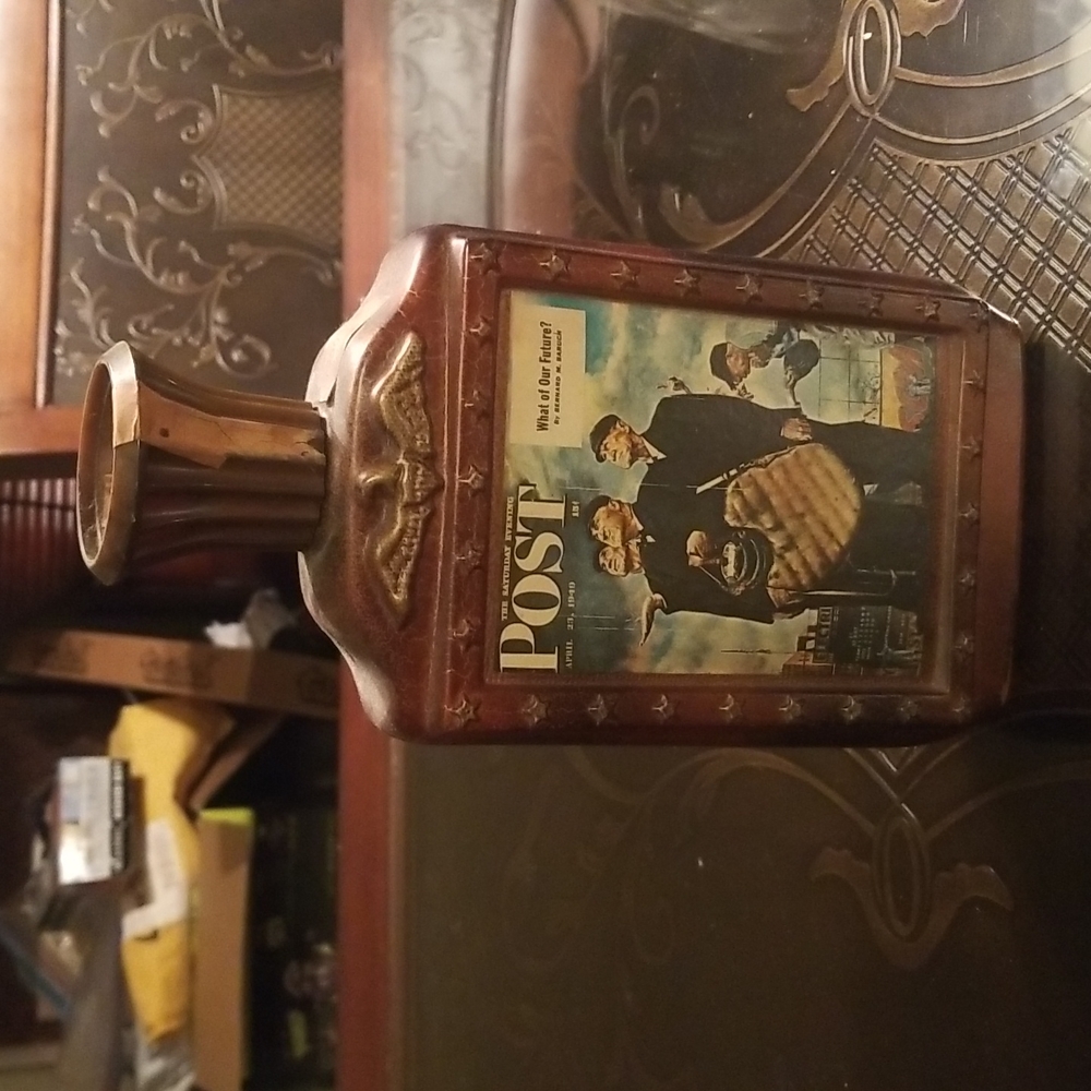 Jim Beam 1976 Bicentennial Decanter Saturday Evening Post. " What of Our…